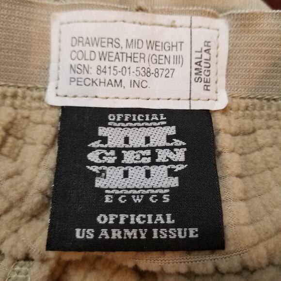 NWOT U.S. Army ADS Midweight Cold Weather (Gen III) Drawers SZ S-Small-Regular - Picture 4 of 6